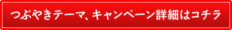 つぶやきテーマ、キャンペーン詳細はコチラ